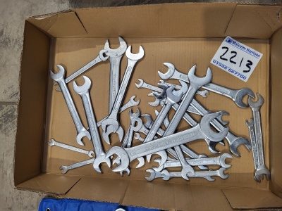 Box of Spanners upto 32mm