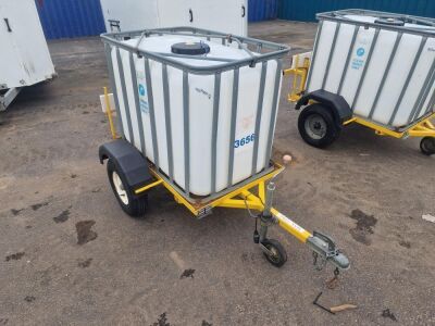 600ltr Single Axle Towable Water Bowser 