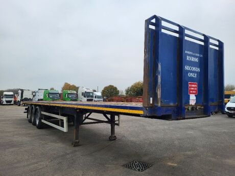 2012 SDC Triaxle Flat Trailer