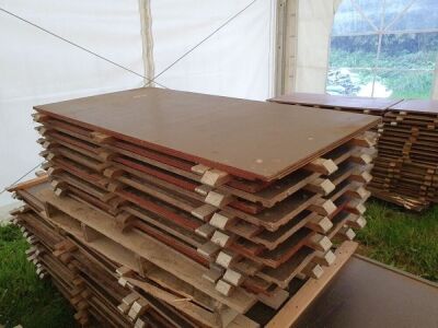 Approx 1232 Sq Ft Portable Floormakers Marquee Flooring  - 16