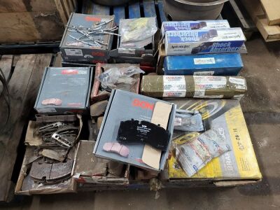 Qty of Various Brake Pads, Shock Absorbers and Cams