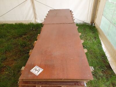 Approx 368 Sq Ft Interlocking Marquee Flooring  - 2