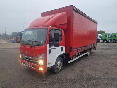 2017 Isuzu N75.190 4X2 Rigid Curtainsider - 2