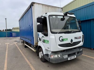 2011 Renault Midlum 189DXi 4x2 Curtainside Rigid 