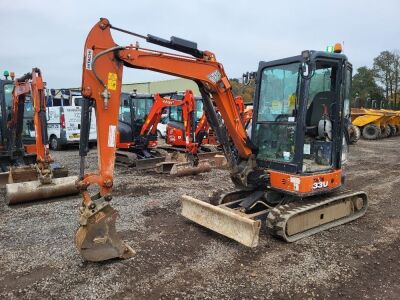 2021 Hitachi ZX33U-6 CLR Mini Digger