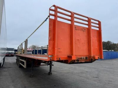 2008 Woolfe Eng Triaxle Extending Flat Trailer - 2