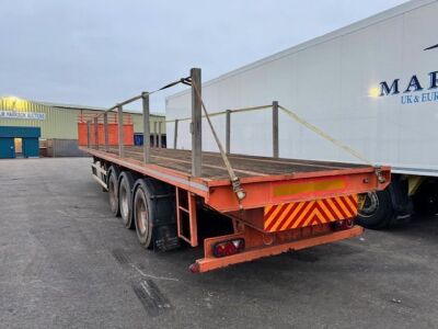 2008 Woolfe Eng Triaxle Extending Flat Trailer - 3