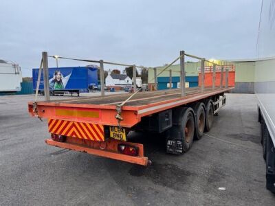 2008 Woolfe Eng Triaxle Extending Flat Trailer - 4