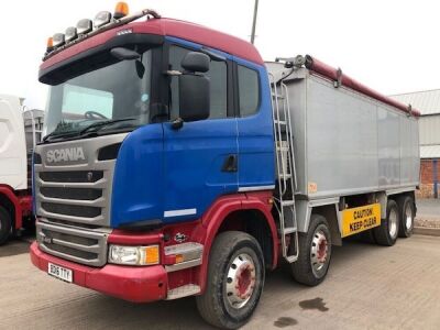 2016 Scania G410 8x4 Alloy Body Bulk Tipper