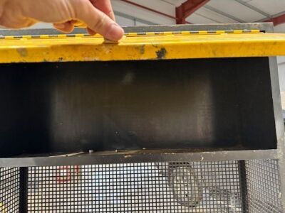 Workstation Cabinet, Metal Stool & Shelf - 3