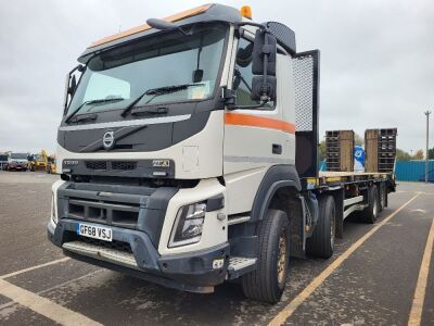 2018 Volvo FMX 420 8x2 Beavertail Rigid