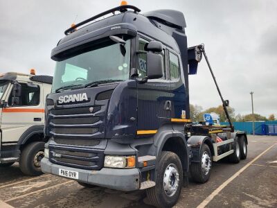 2016 Scania R490 8x4 Hook Loader - 2