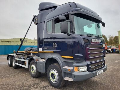 2017 Scania R490 8x4 Hook Loader