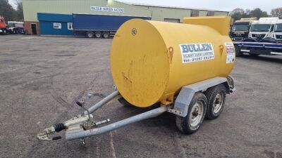 2008 2000ltr Drawbar Twin Axle Towable Fuel Bowser 