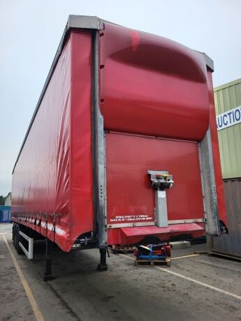 2014 13.7m Pillarless Cartwright Curtainside Trailer 