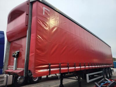 2014 13.7m Pillarless Cartwright Curtainside Trailer  - 2