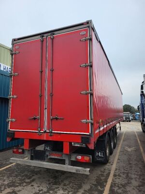 2014 13.7m Pillarless Cartwright Curtainside Trailer  - 3