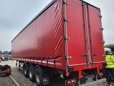 2014 13.7m Pillarless Cartwright Curtainside Trailer  - 5