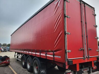 2014 13.7m Pillarless Cartwright Curtainside Trailer  - 7