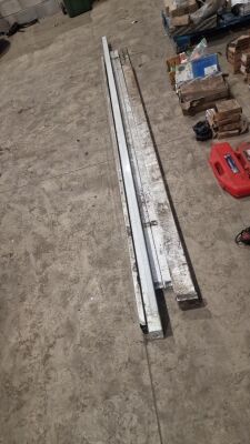 6x Aluminium Curtainside Rails - Including 2 Brand New