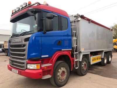 2016 Scania G410 8x4 Alloy Body Bulk Tipper