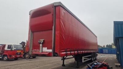 2014 13.7m Pillarless Cartwright Curtainside Trailer 