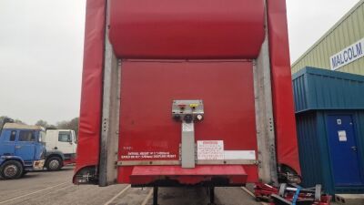 2014 13.7m Pillarless Cartwright Curtainside Trailer  - 2