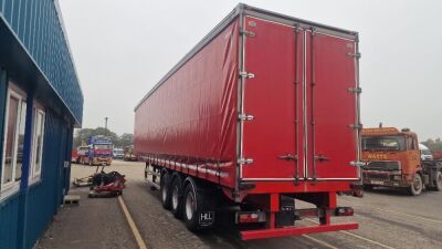 2014 13.7m Pillarless Cartwright Curtainside Trailer  - 6