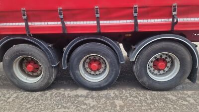 2014 13.7m Pillarless Cartwright Curtainside Trailer  - 7