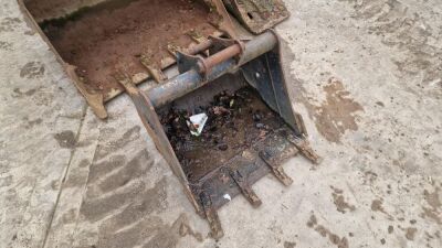 2ft Toothed Digging Bucket - 35mm Pins - 3