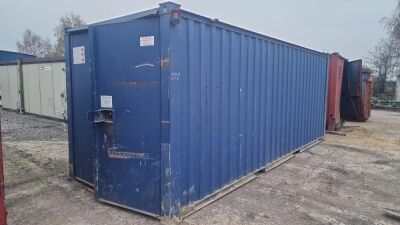 20x8ft, 50/50 Split Office & Storage Container