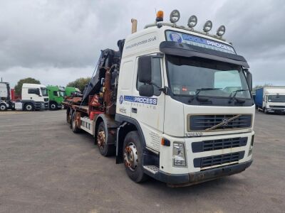 2006 Volvo FM440 8x2 Hiab Flat Body Rigid 