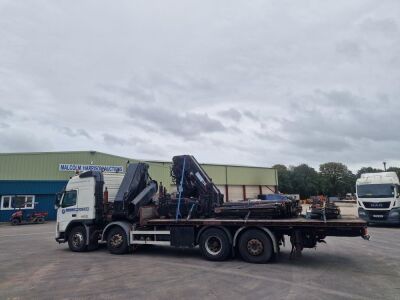 2006 Volvo FM440 8x2 Hiab Flat Body Rigid  - 4