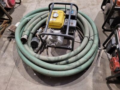 Petrol Water Pump and Hose