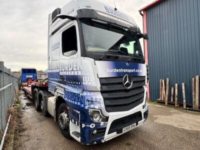 2019 Mercedes Actros 2545 Giga Space 6x2 Midlift Tractor Unit - 3