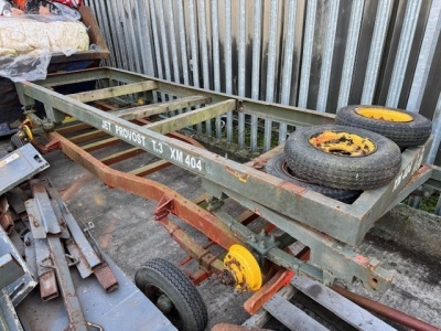 Pair of Twin Axle Dolly Trailer Chassis