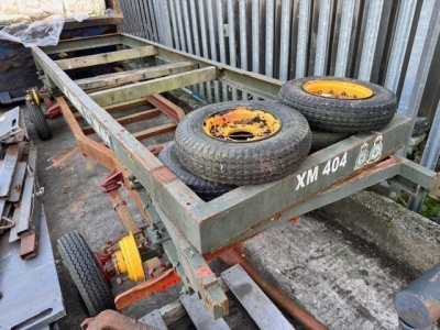 Pair of Twin Axle Dolly Trailer Chassis - 5