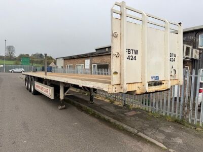 2014 SDC Triaxle PSK Flat Trailer