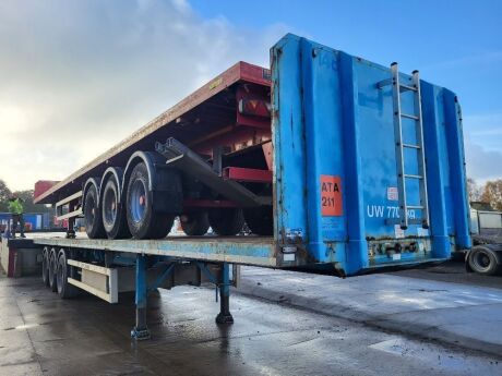 2014 Montracon Triaxle Bolster Flat Trailer