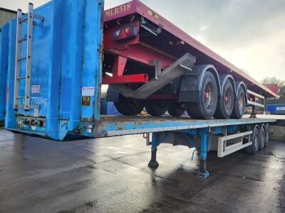 2014 Montracon Triaxle Bolster Flat Trailer - 2