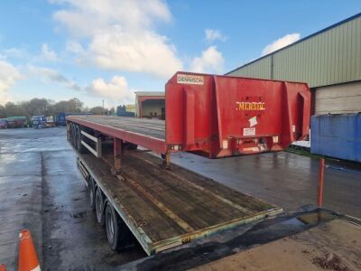 2012 Dennison Triaxle Flat Trailer