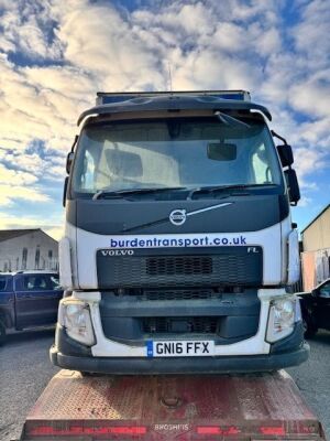 2016 Volvo FE230 4x2 7.5m Curtainside Rigid - 2