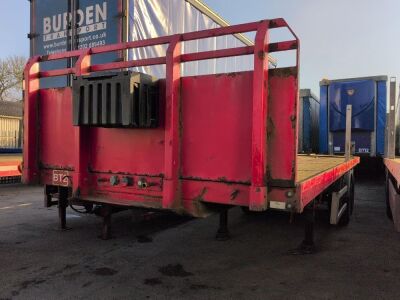 2008 SDC Triaxle 9.1m Flat Trailer