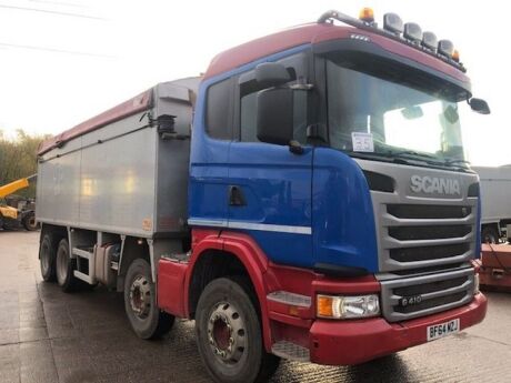 2014 Scania G410 8x4 Alloy Body Bulk Tipper