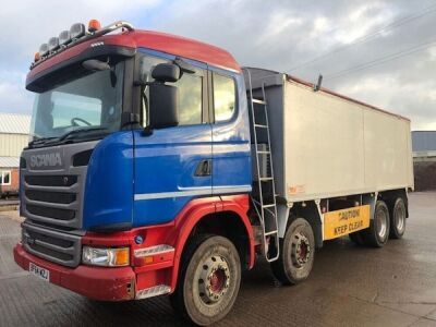 2014 Scania G410 8x4 Alloy Body Bulk Tipper - 2