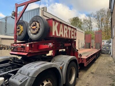 2004 King Trailers Tri Axle Extending, Drop Neck, Low Loader Trailer - 2
