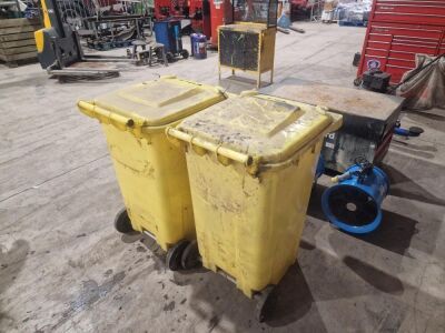 2 x Yellow Spill Kit Bins  - 3