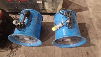 2x 110v Maxvac Air Ventilation Fan