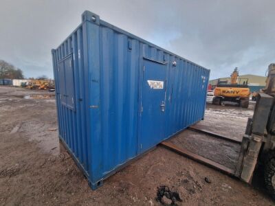 20ft x 8ft Anti Vandal 50/50 Site Office