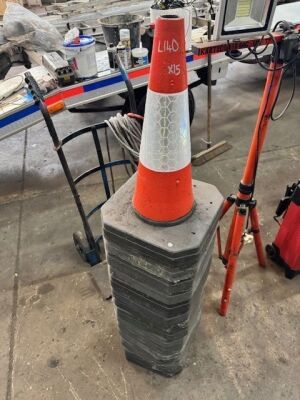 15x 18” Tall Traffic Cones